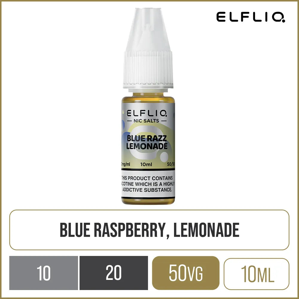 Elfliq by Elf Bar Blue Razz Lemonade E-Liquid 10ml