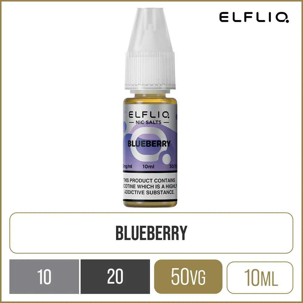 Elfliq by Elf Bar Blueberry E-Liquid 10ml