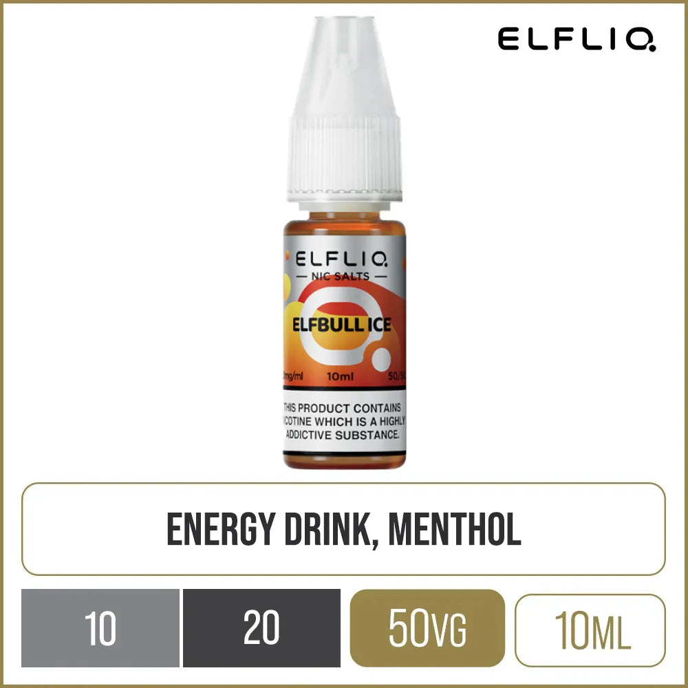 Elfliq by Elf Bar Elfbull Ice E-Liquid 10ml