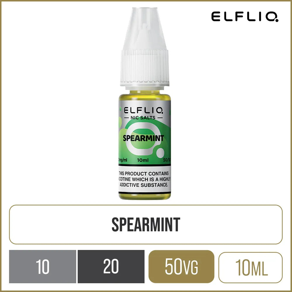 Elfliq by Elf Bar Spearmint E-Liquid 10ml