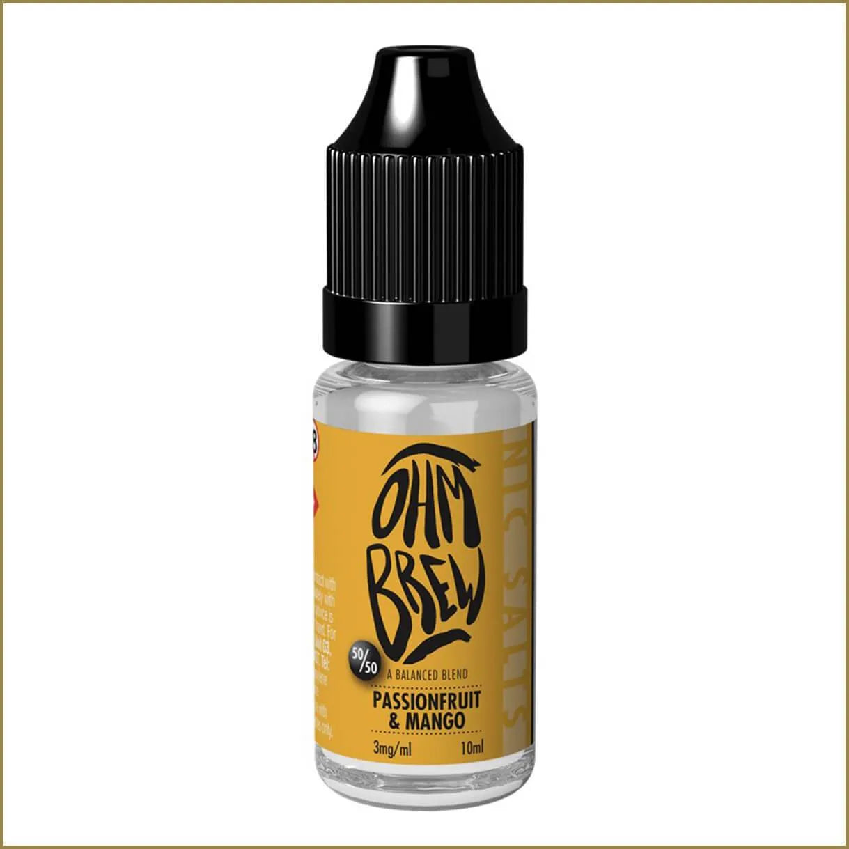 Ohm Brew 50/50 Passionfruit mango 10ml