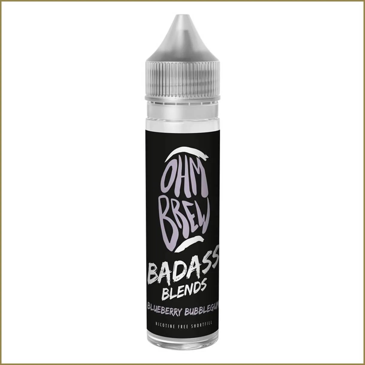 Ohm Brew Badass Blends Blueberry Bubblegum 50ml E-liquid Bottle